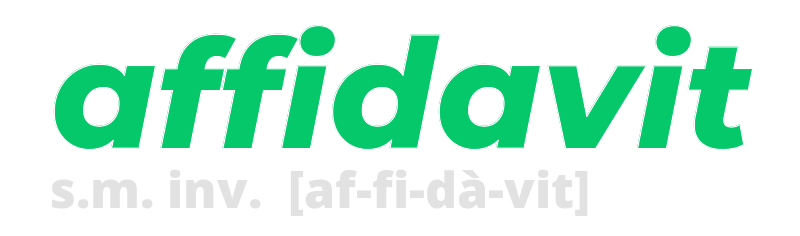 affidavit