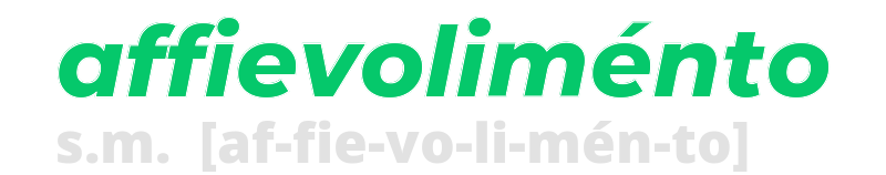affievolimento