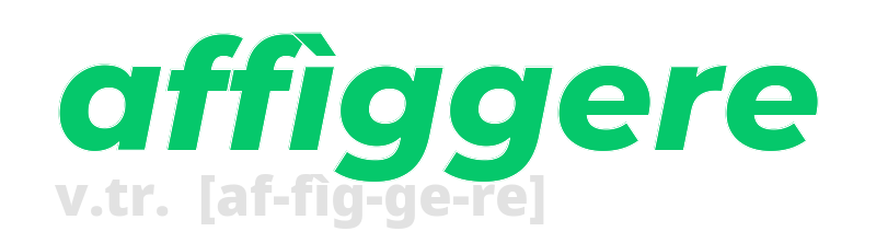 affiggere