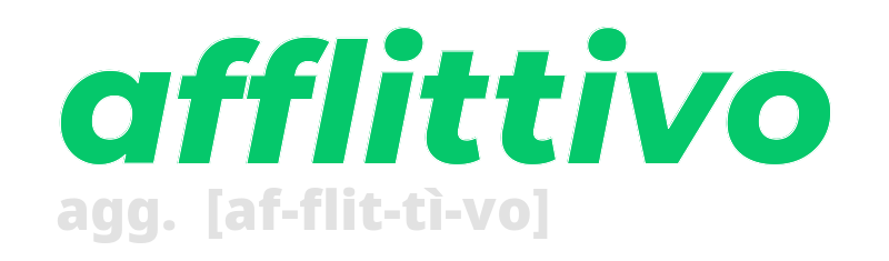 afflittivo