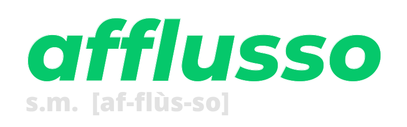 afflusso