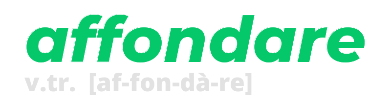 affondare