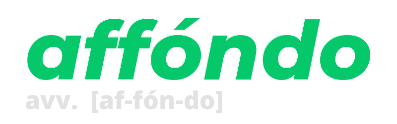 affondo