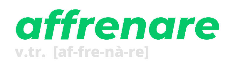 affrenare