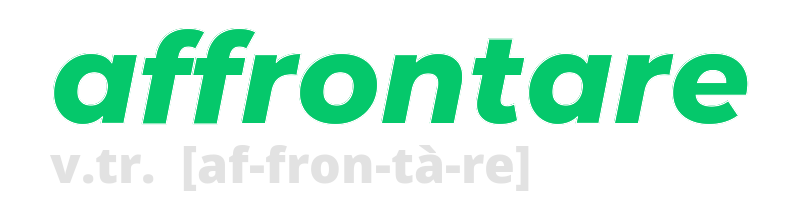 affrontare