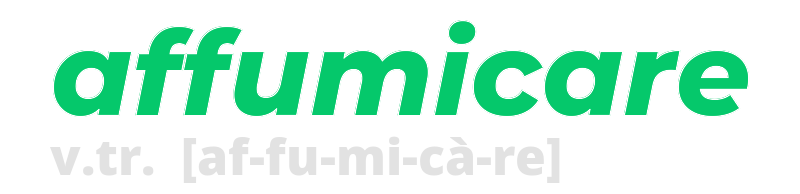 affumicare