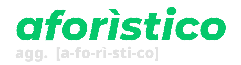 aforistico