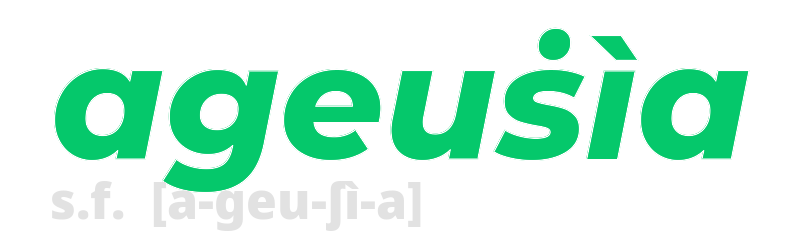 ageusia