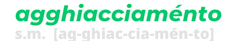 agghiacciamento