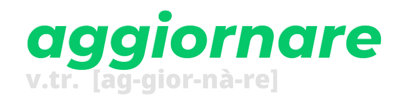 aggiornare