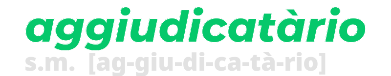 aggiudicatario
