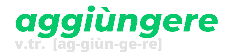 aggiungere
