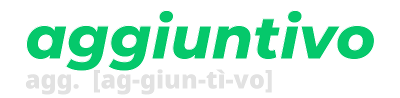 aggiuntivo