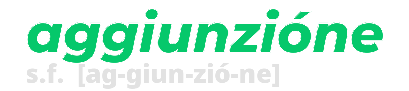 aggiunzione