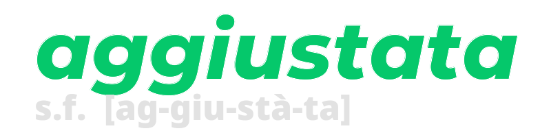 aggiustata