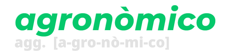 agronomico
