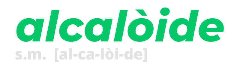 alcaloide