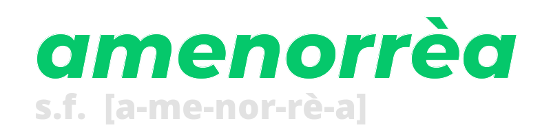 amenorrea