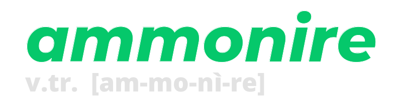 ammonire