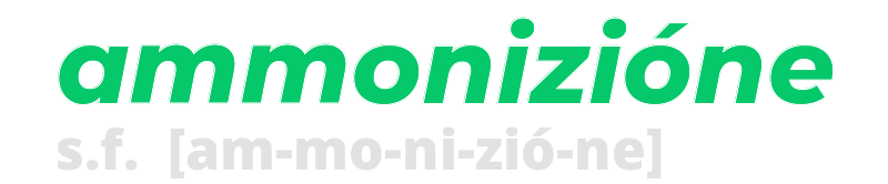 ammonizione