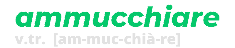 ammucchiare