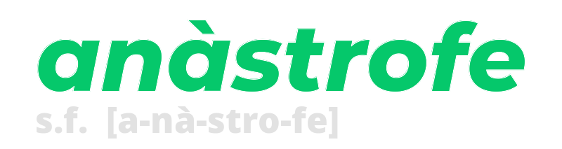 anastrofe