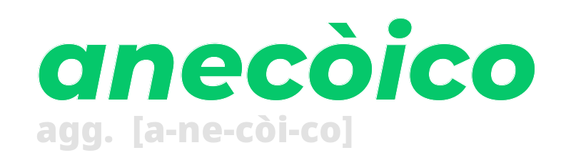 anecoico