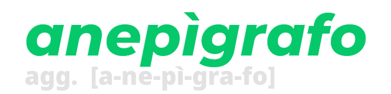 anepigrafo