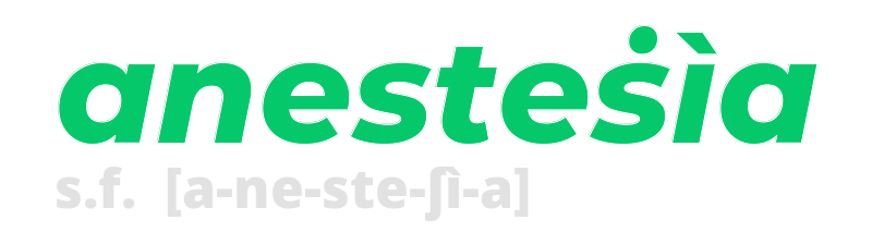 anestesia