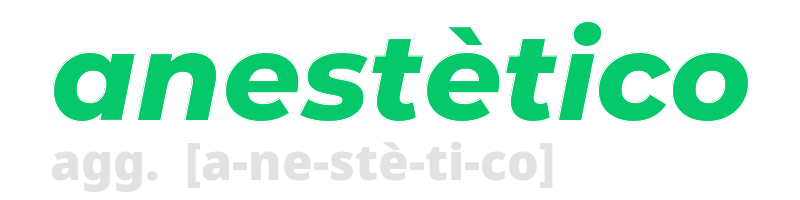 anestetico