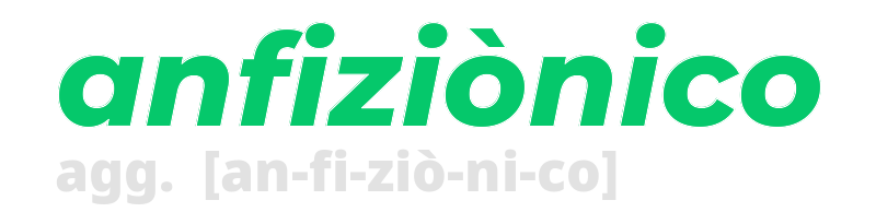 anfizionico