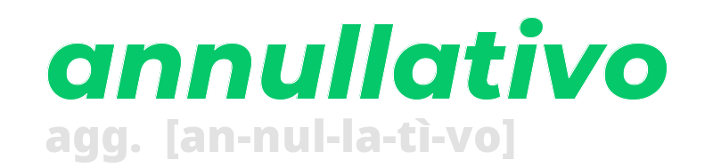 annullativo