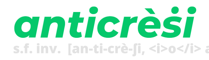 anticresi