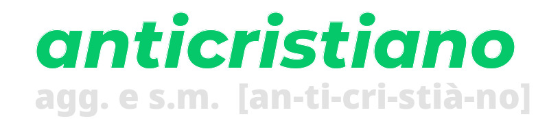 anticristiano