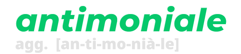 antimoniale