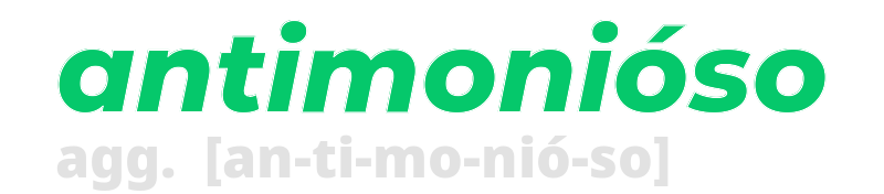 antimonioso