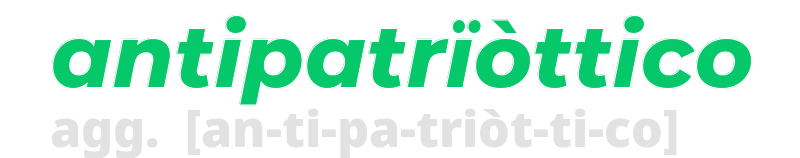 antipatriottico