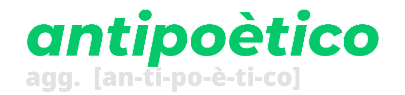 antipoetico