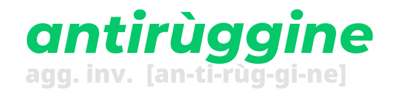 antiruggine