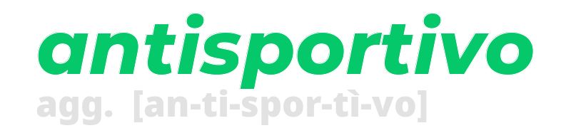 antisportivo