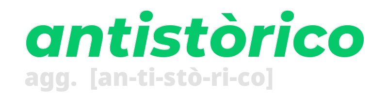 antistorico