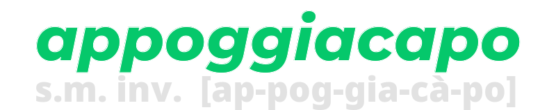 appoggiacapo