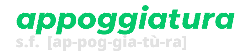 appoggiatura