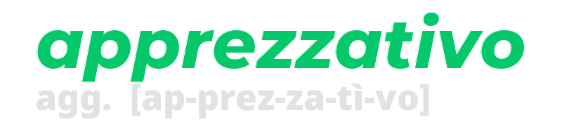 apprezzativo