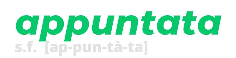 appuntata