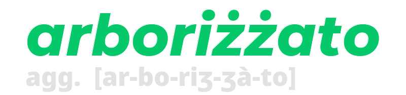 arborizzato