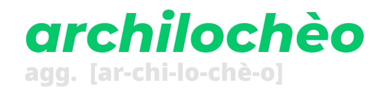 archilocheo