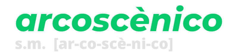 arcoscenico