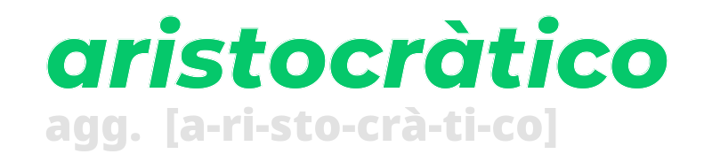 aristocratico