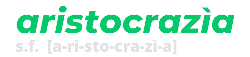 aristocrazia